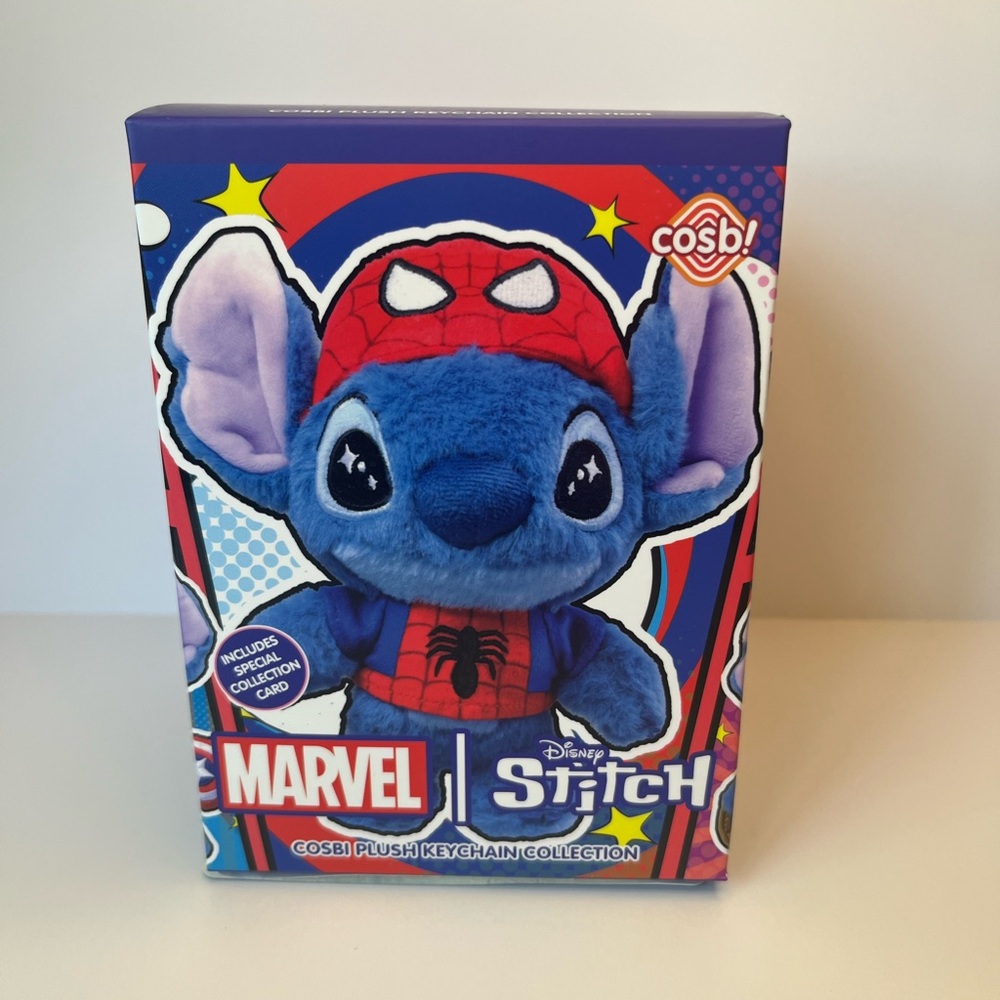 Marvel x Stitch Cosbi Plush Keychain